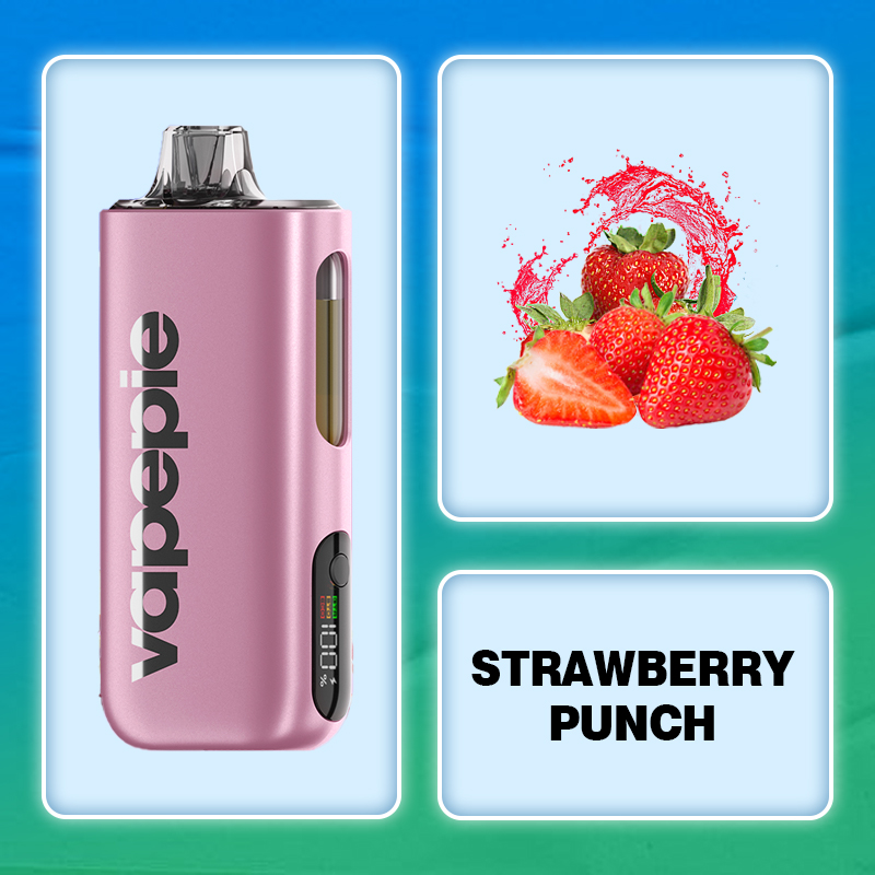 Strawberry Punch & VAPEPIE Max 40000 PUFFS