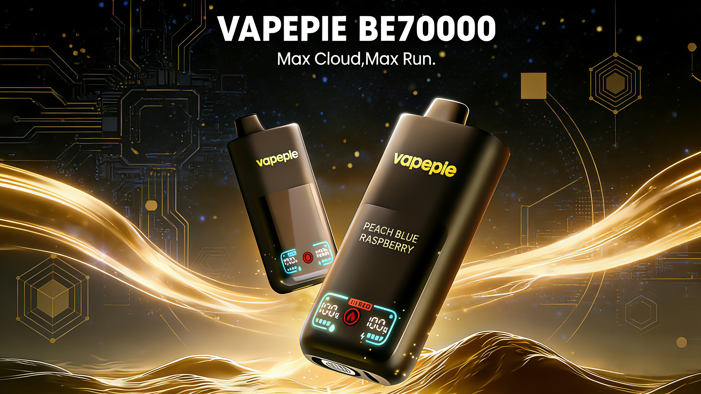 VAPEPIE Mega 70000 PUFFS - pr&eacute;mium eldobhat&oacute; e-cigi