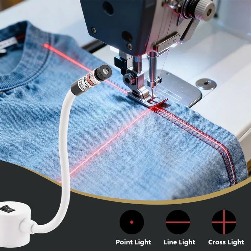 🏆LAST DAY 49% OFF - Magnetic Quilting Laser Guide for Sewing Machines