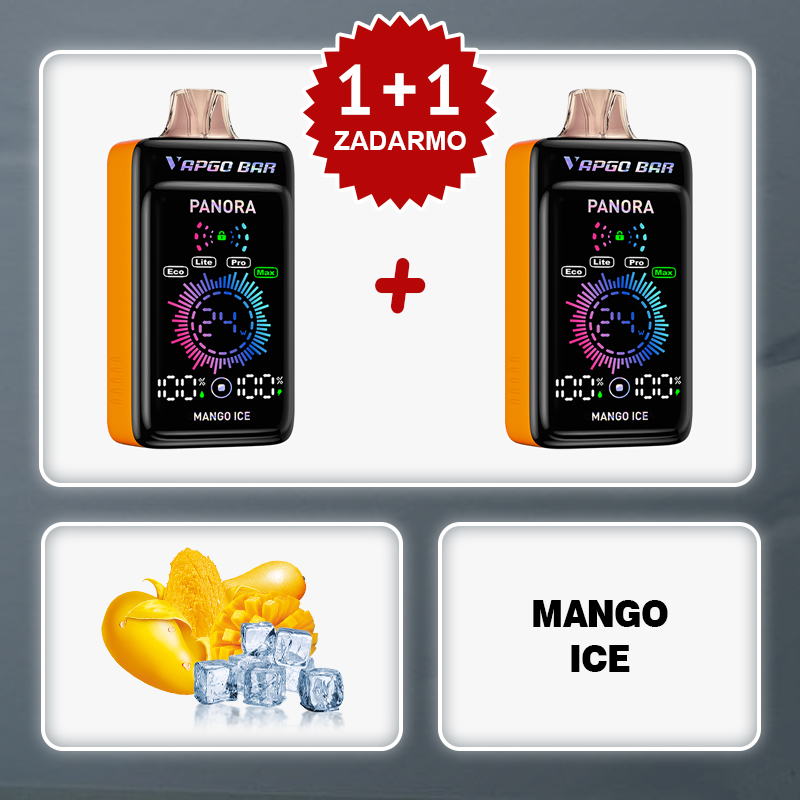 💥Akcia 1+1 ZADARMO!✨Vapgobar Panora 25000 PUFFS