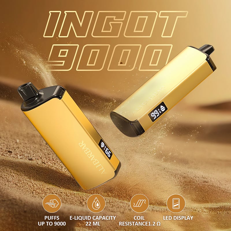 Alibarbar Ingot 9000 PUFFS Seamless Vaping Australian Warehouse