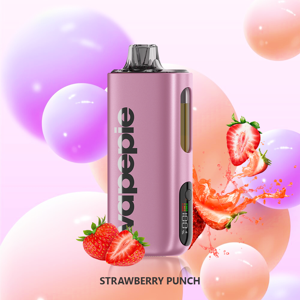 Vapepie Max 40 000 bouffées – Cigarette électronique jetable rechargeable, disponible en plusieurs saveurs