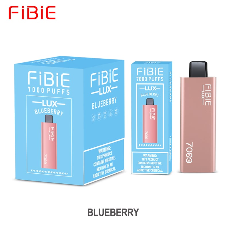 Blueberry Flavor Disposable Vape | FIBIE 7000 Puffs Pink