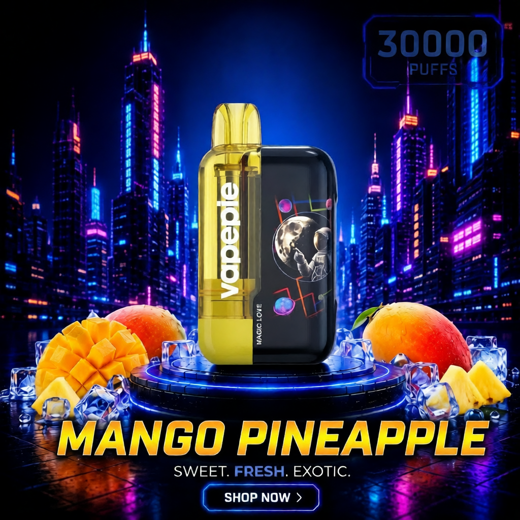 Mango Pineapple丨30000 Puffs Rechargeable Disposable Vape