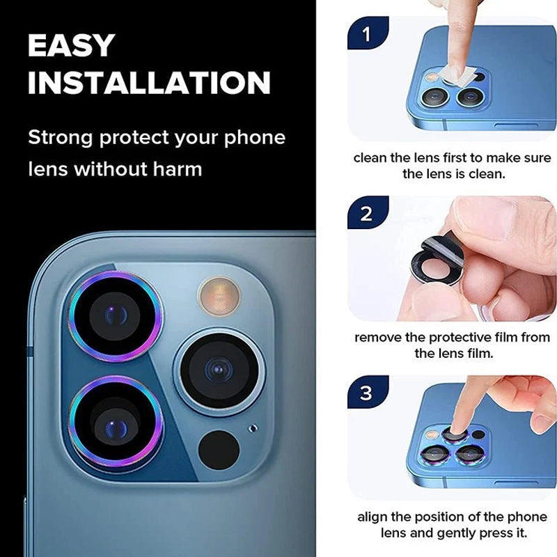 Colorful Sapphire Lens Protector for iPhone