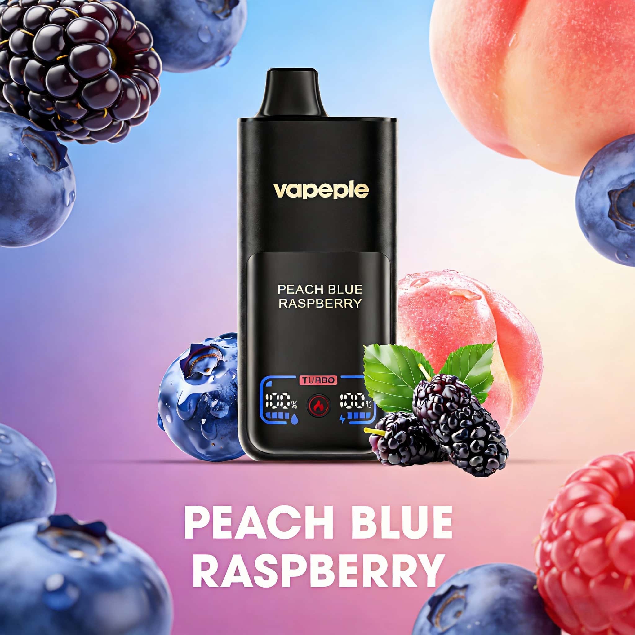 Peach Blue Raspberry | 70000 Puffs Rechargeable Disposable Vape