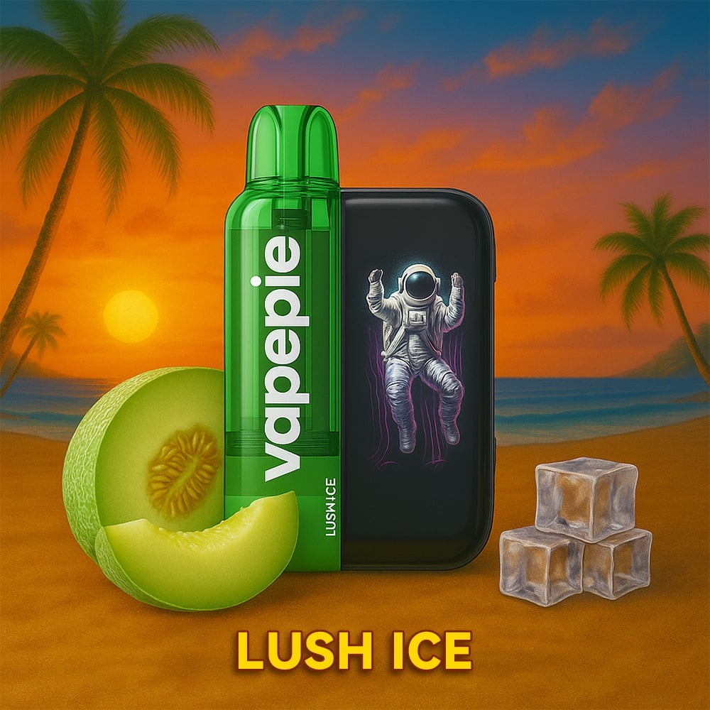 Jeges görögdinnye🔥Vapepie Ultra Phantom 30000 Szívás - Tick Tock Limitált LED Éjfény-Edition