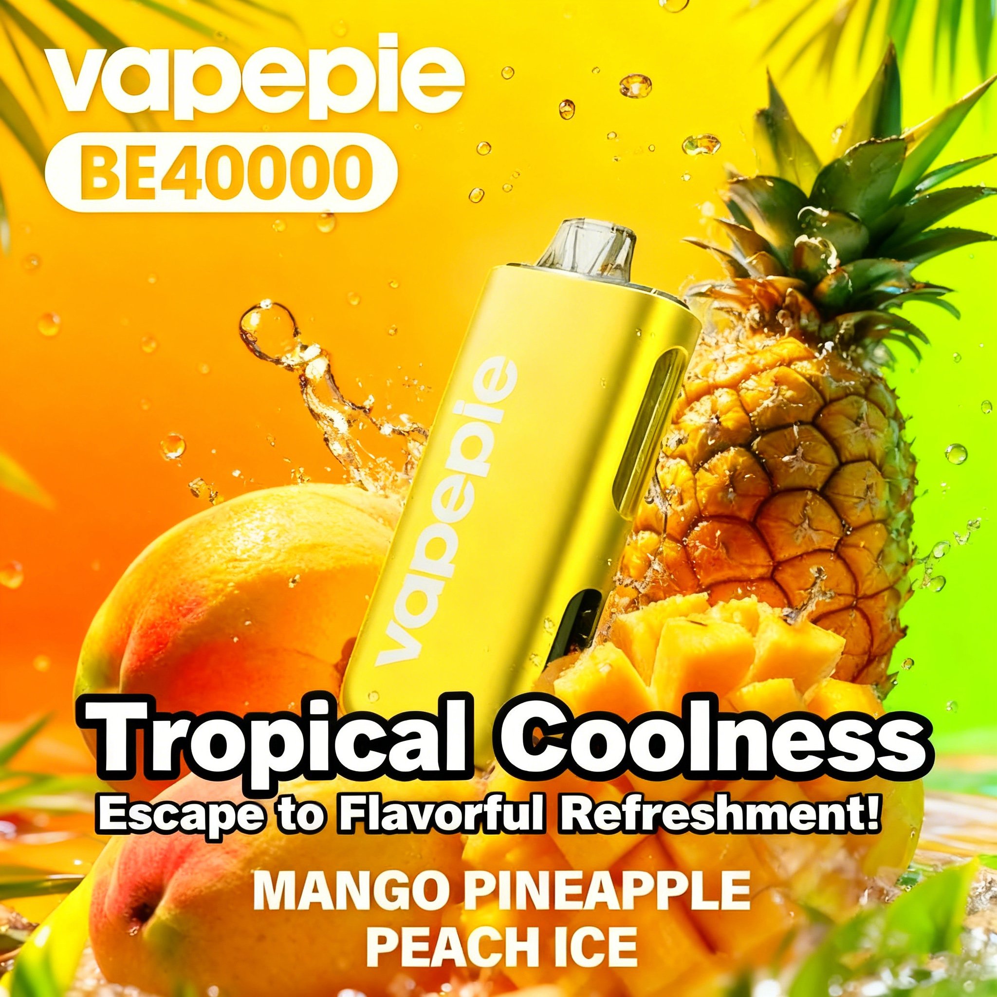 🔥Vapepie Max 40000 Mangó-ananász-pálma jégkrém