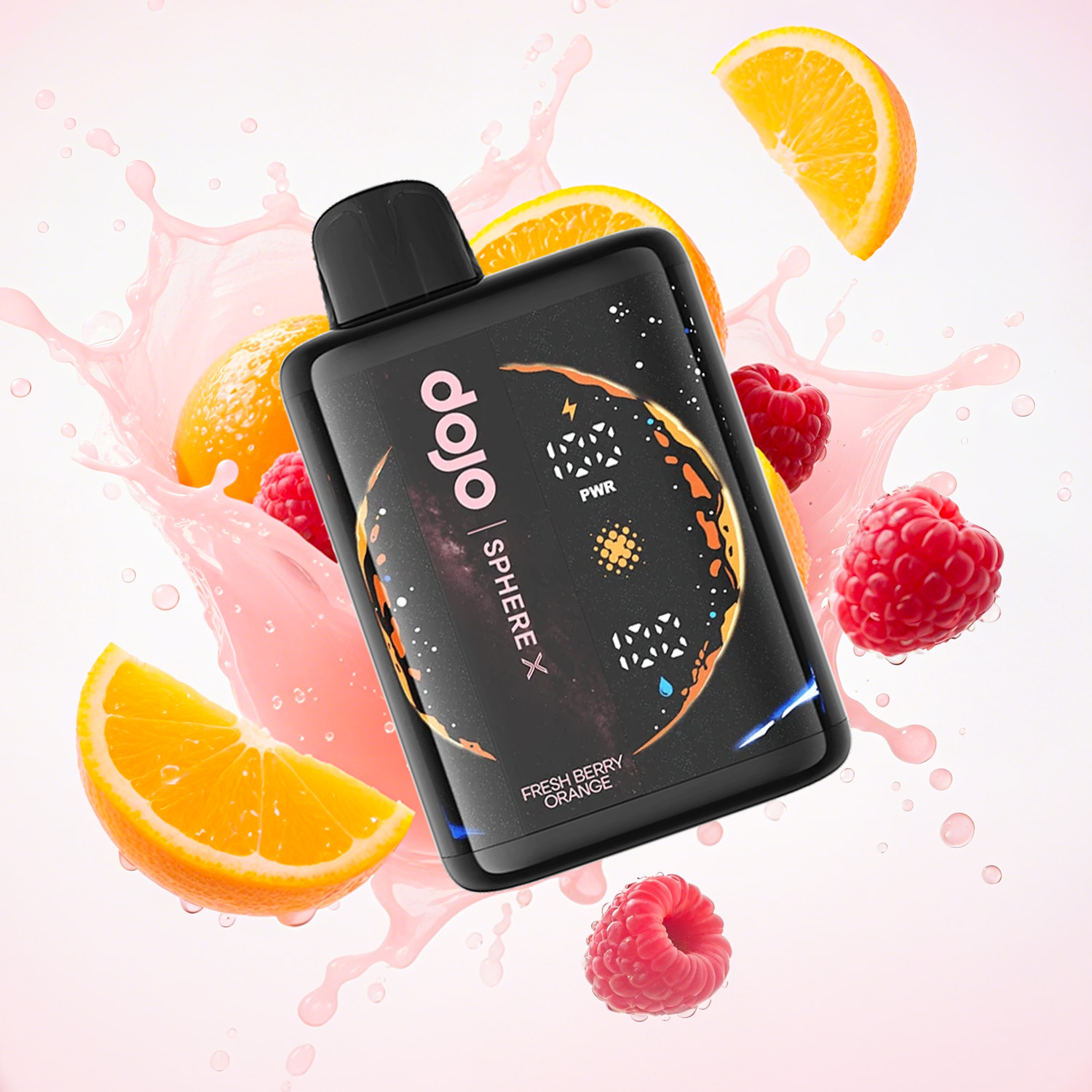 Dojo Sphere X 40000 Puffs-Fresh Berry Orange