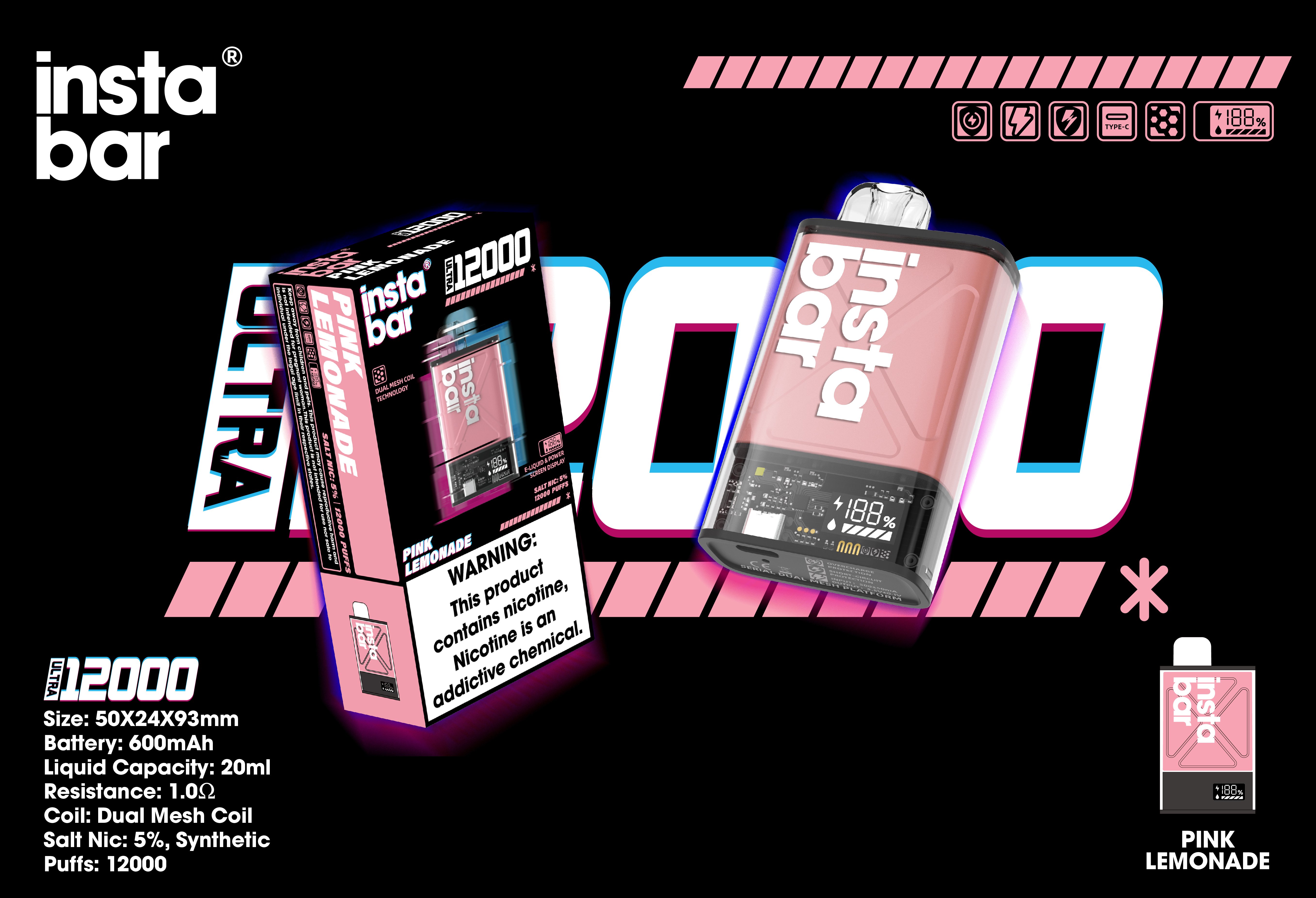 🧑‍🎄 Promocja świątecznego pakietu prezentowego 🎶 INSTABAR IU12000 PUFFS – najpopularniejszy wybór w Rzymie! 🏆🎄