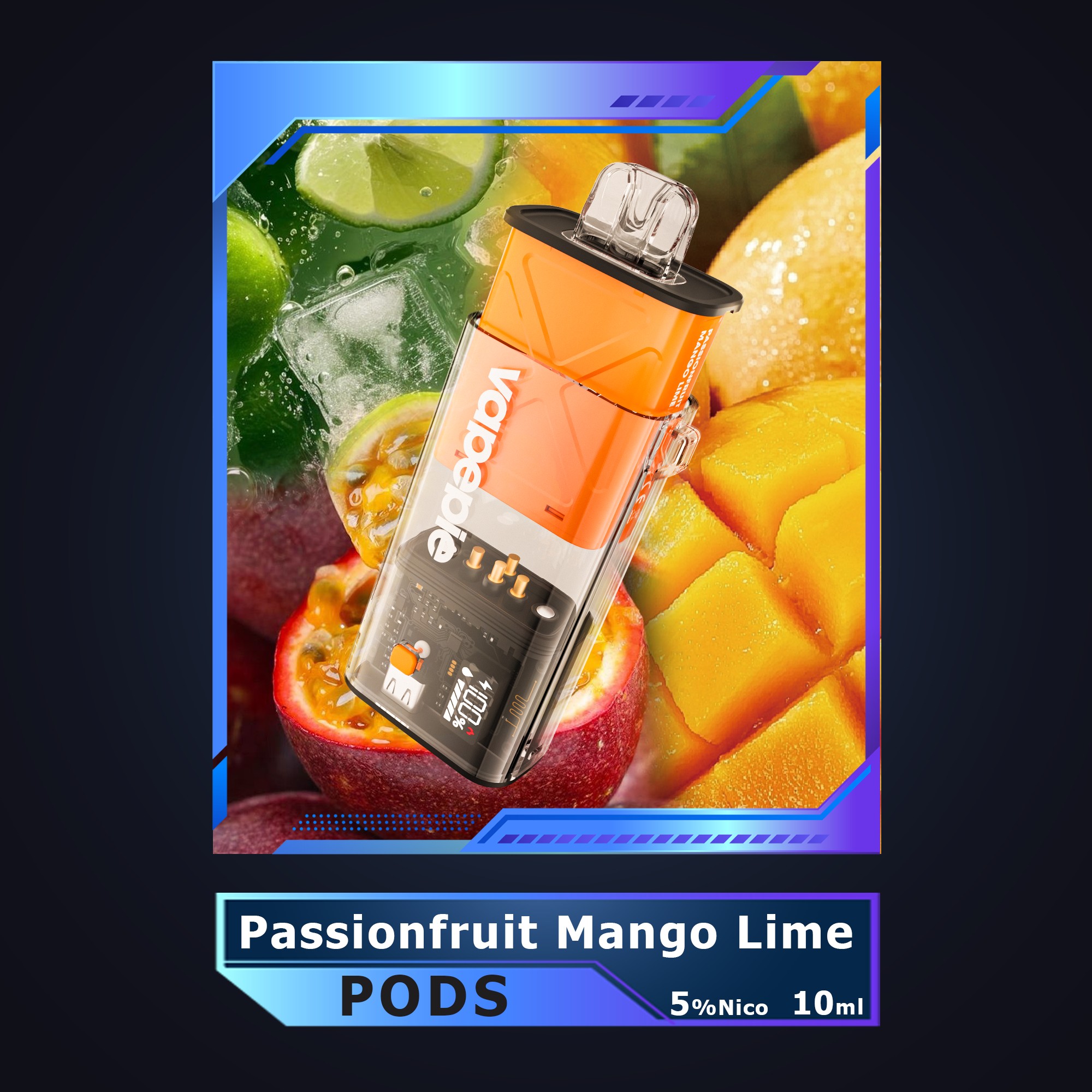 【DE】Vapepie Disposable Pod Kit 10.000 Züge