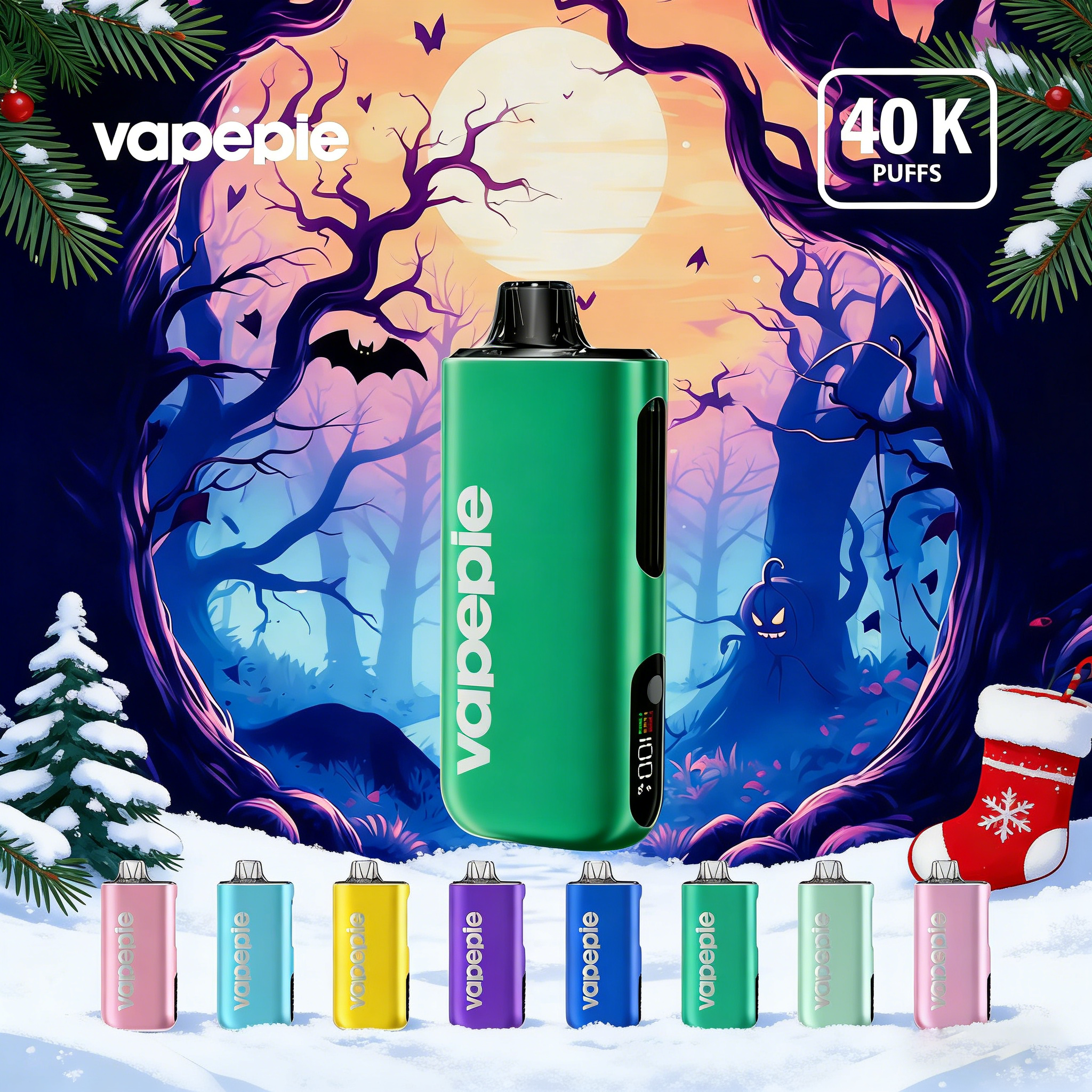 🔥VAPEPIE Max 40000 PUFFS – Újévi Kedvezmény｜Népszerű Modell⭐