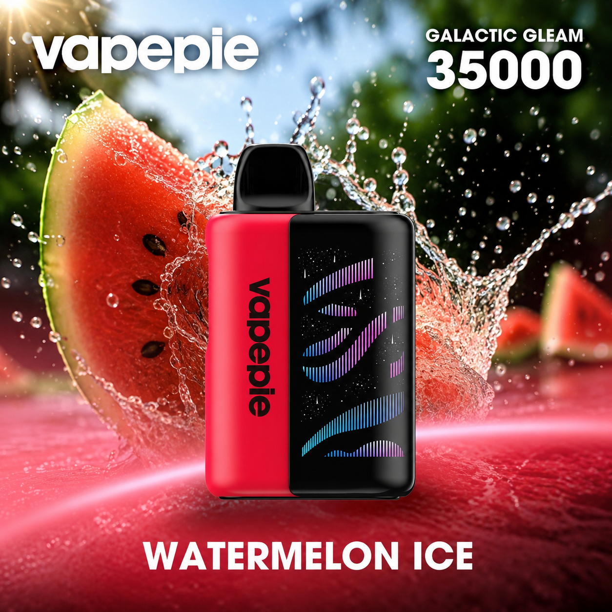 Görögdinnye Jég – VAPEPIE GALACTIC GLEAM 35000 PUFFS