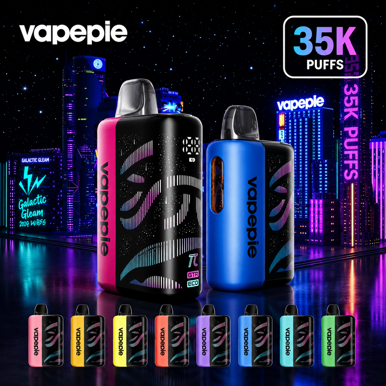 Görögdinnye Jég – VAPEPIE GALACTIC GLEAM 35000 PUFFS