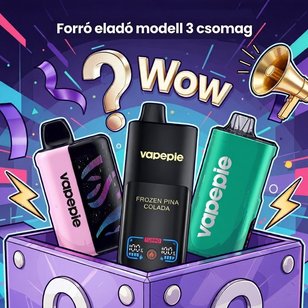 🎁 Top Csomag (3 db) · 155 000 puffs · Új Kollekció 2026 ✨