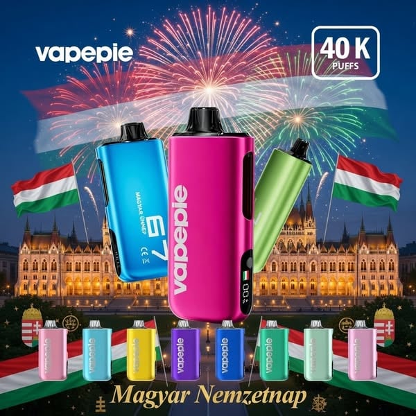 🔥VAPEPIE Max 40000 PUFFS – Újévi Kedvezmény｜Népszerű Modell⭐