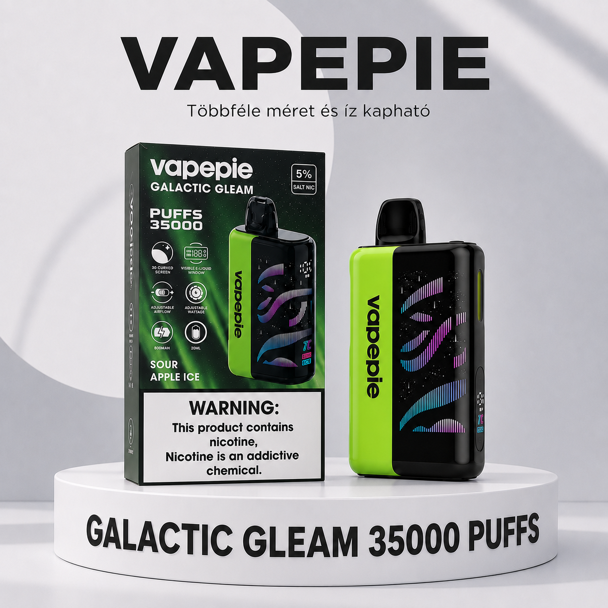 VAPEPIE GALACTIC GLEAM 35000 PUFFS