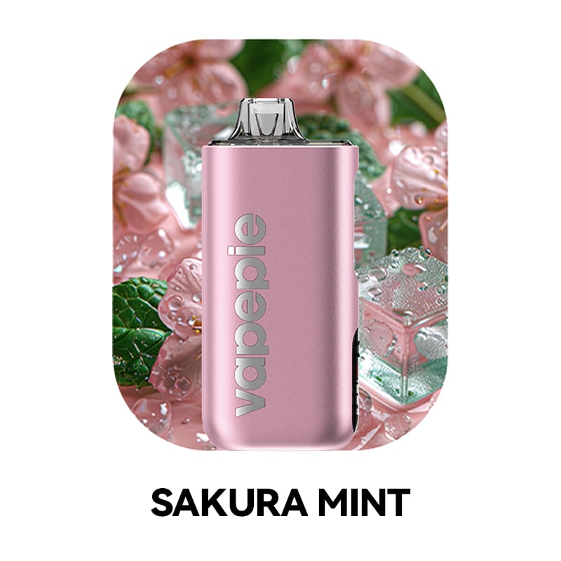 Sakura Mint Flavor Vape | Vapepie Max 40000 Puffs High-Capacity Pink