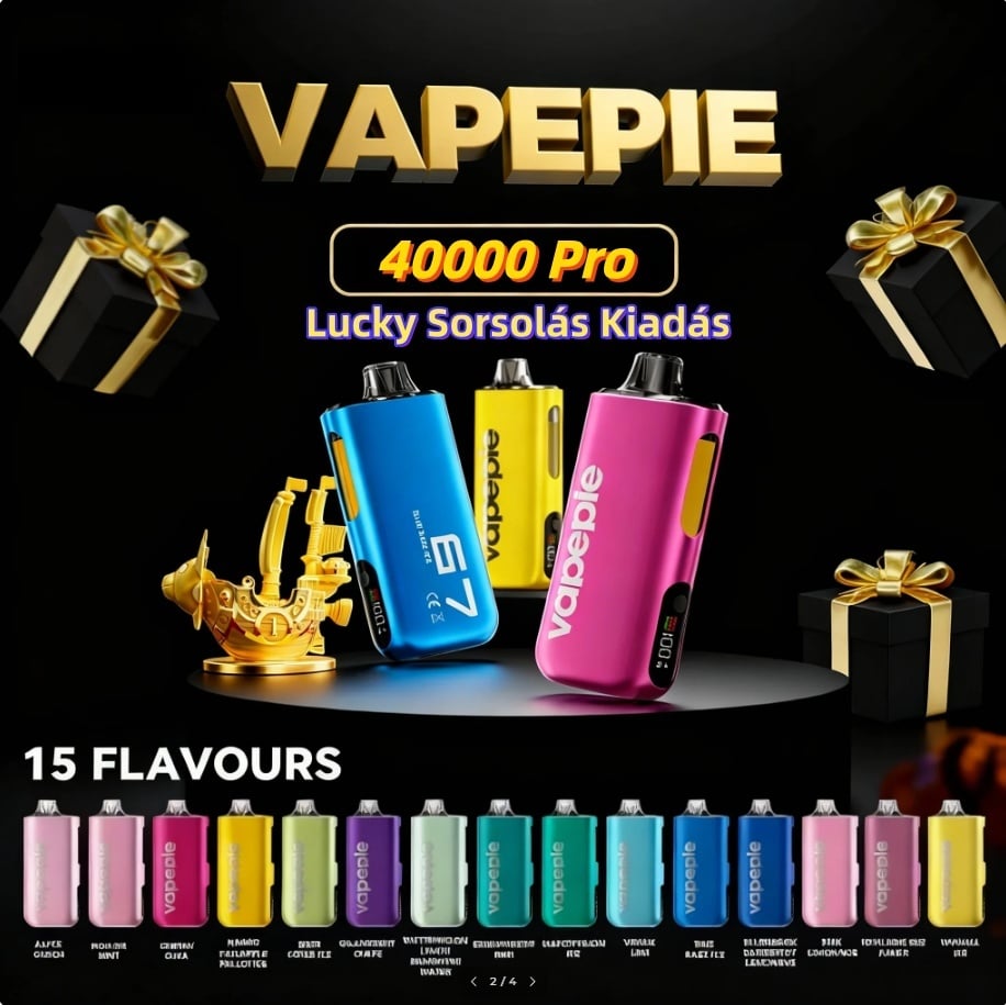 -50% kedvezmény 🔥VAPEPIE 40000 MAX - 40,000 Puffs Vape