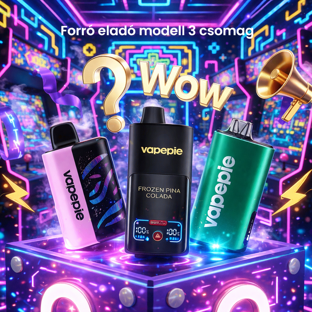 🎁[20% KEDVEZMÉNY] VAPEPIE 3 az 1-ben prémium, hosszan tartó rejtélycsomag: 3 csillagos modellek — [Magyarországi raktári exkluzív ajánlat]🎉🎉