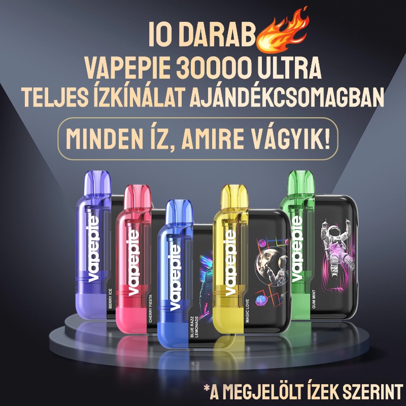 Vapepie 30000 Ultra – 10 darabos csomag
