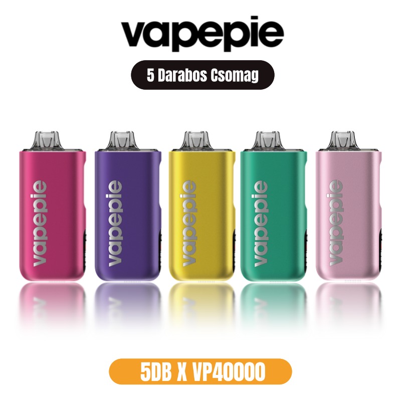 5-Darab Vapepie 40000 Max Népszerű Ízkombó Csomag!
