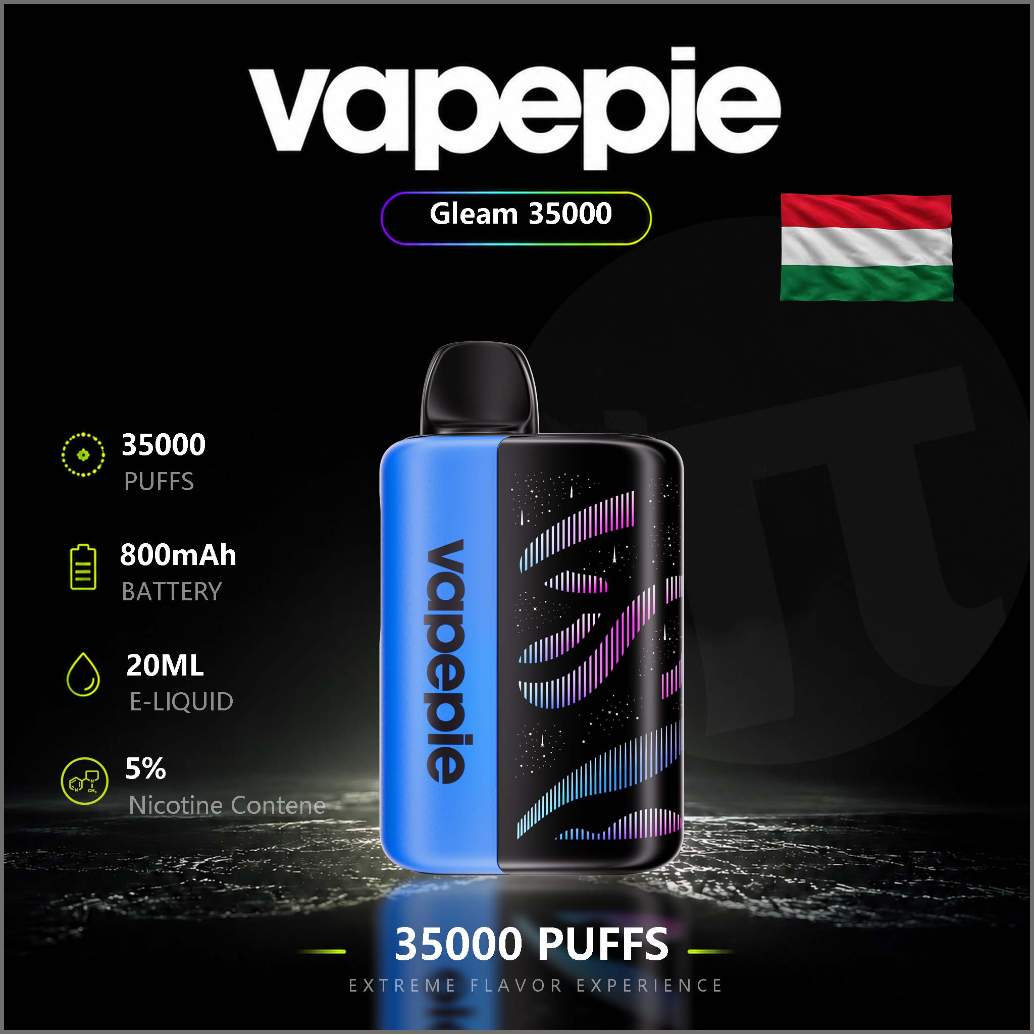 VAPEPIE Galactic Gleam 35000 PUFFS