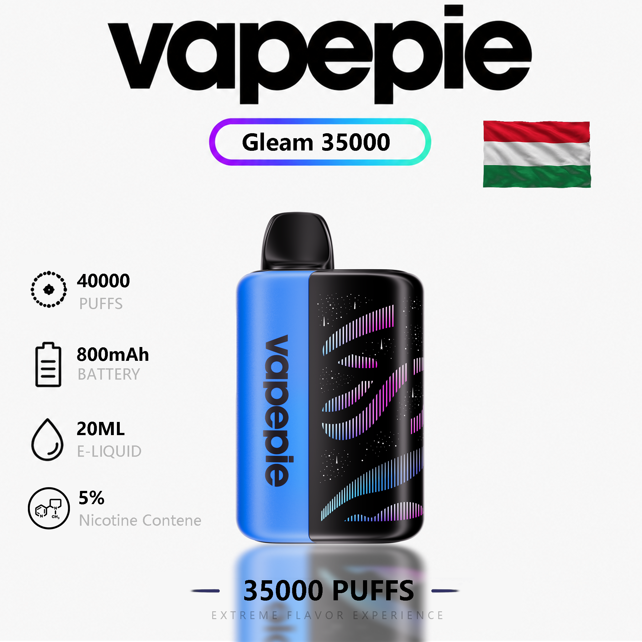 VAPEPIE Galactic Gleam 35000 PUFFS