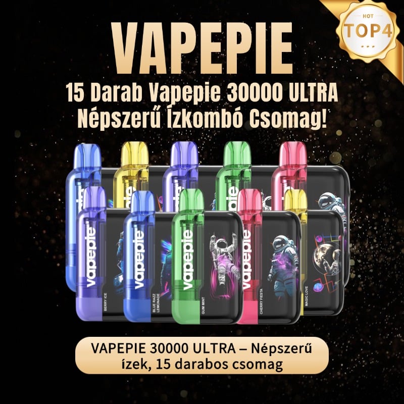 Vapepie 30000 Ultra – 15 darabos csomag