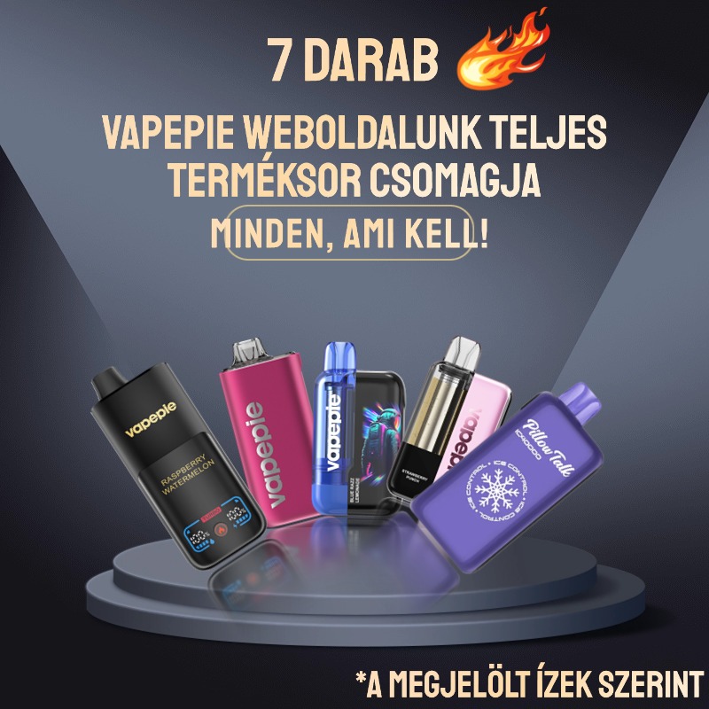 7db - Vapepie Weboldalunk Teljes Terméksor Csomagja – Minden, Ami Kell!