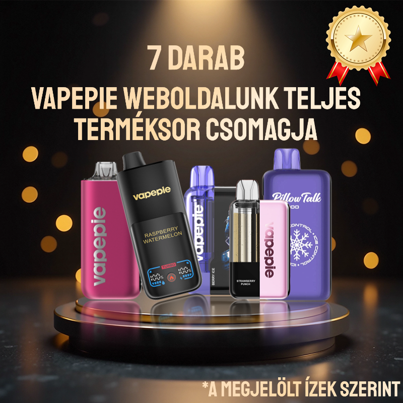 7db - Vapepie Weboldalunk Teljes Terméksor Csomagja – Minden, Ami Kell!