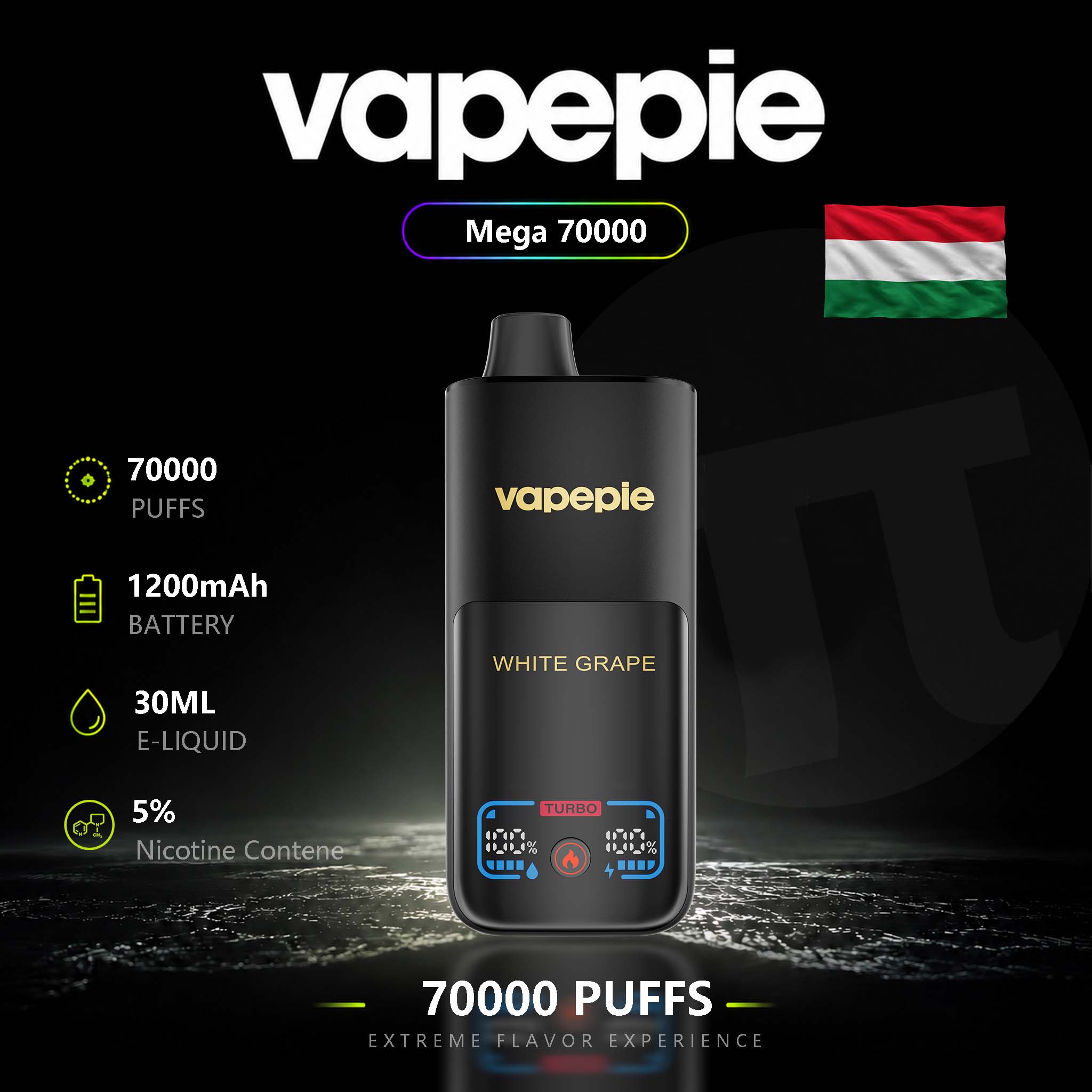 VAPEPIE Mega 70000