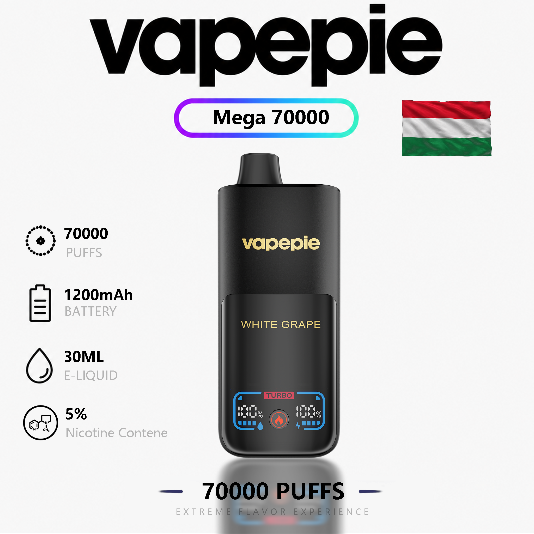 VAPEPIE Mega 70000