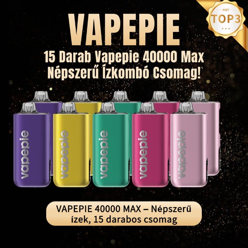 Vapepie 40000 Max – 15 darabos csomag