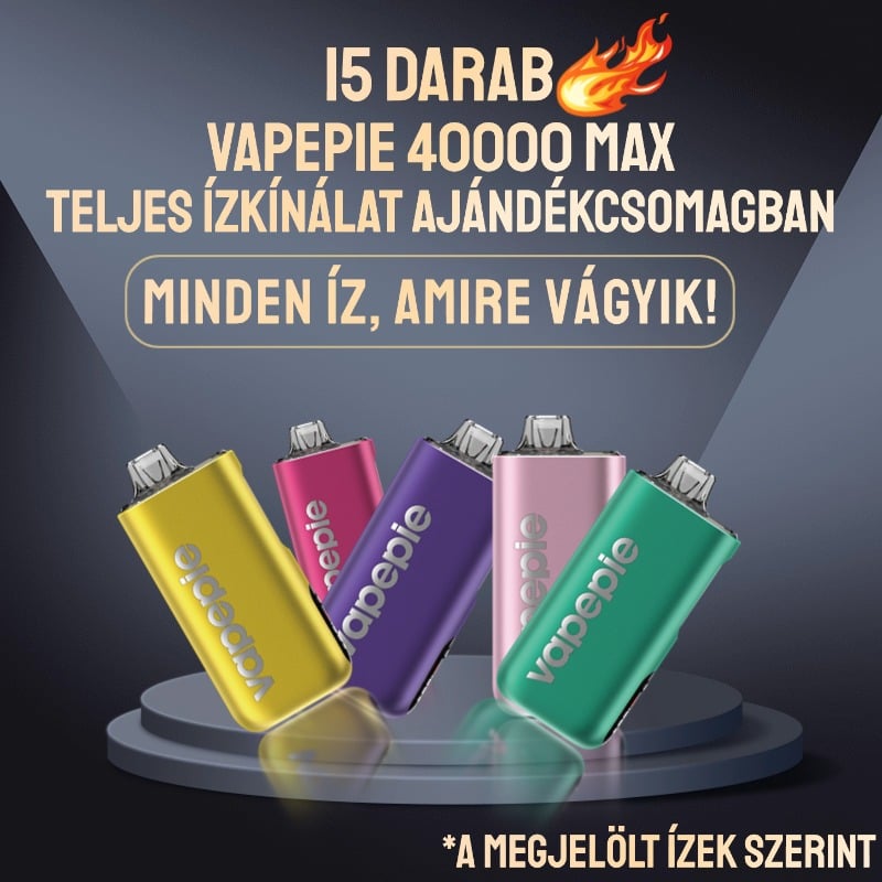 Vapepie 40000 Max – 15 darabos csomag