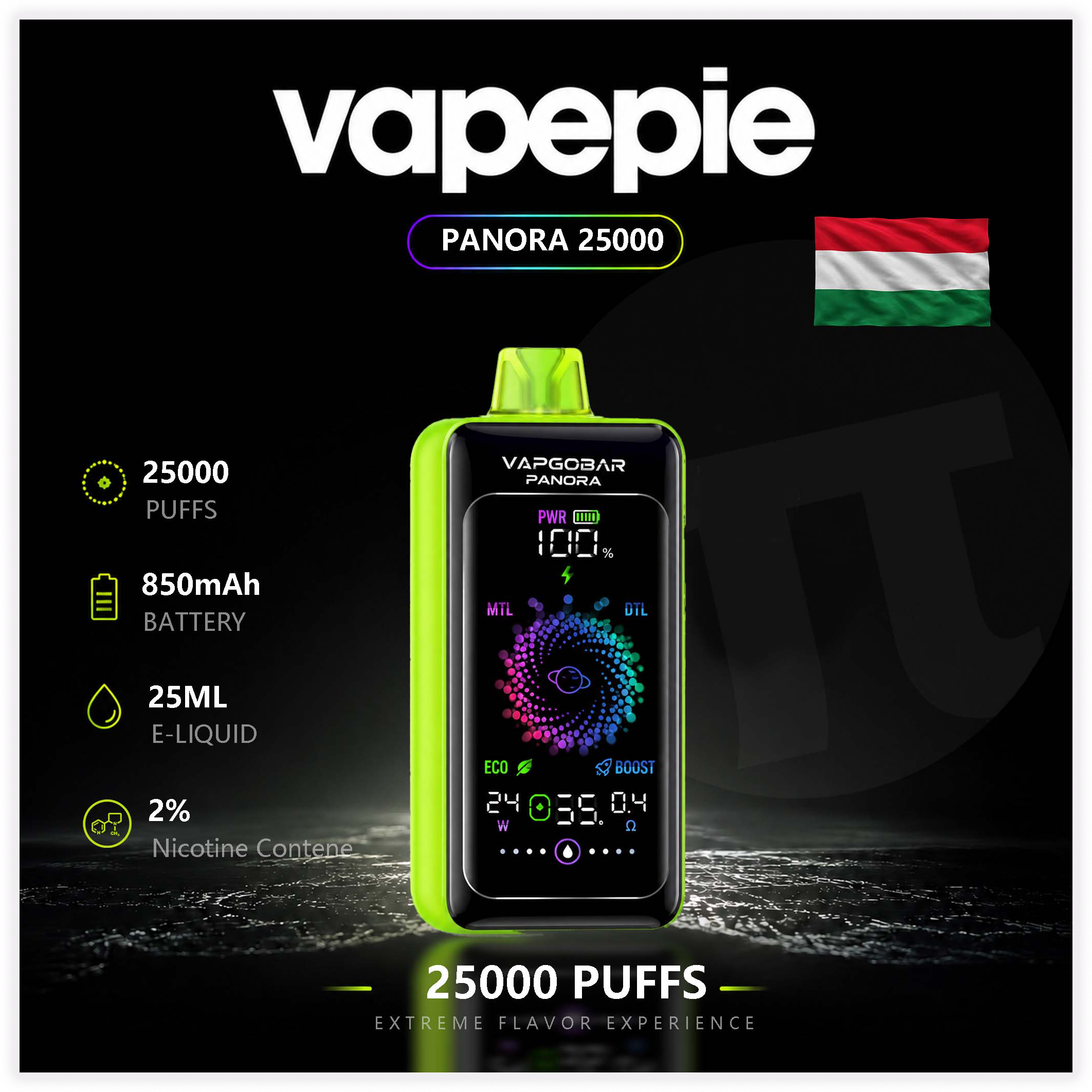 VAPGOBAR PANORA 25000 PUFFS MAX