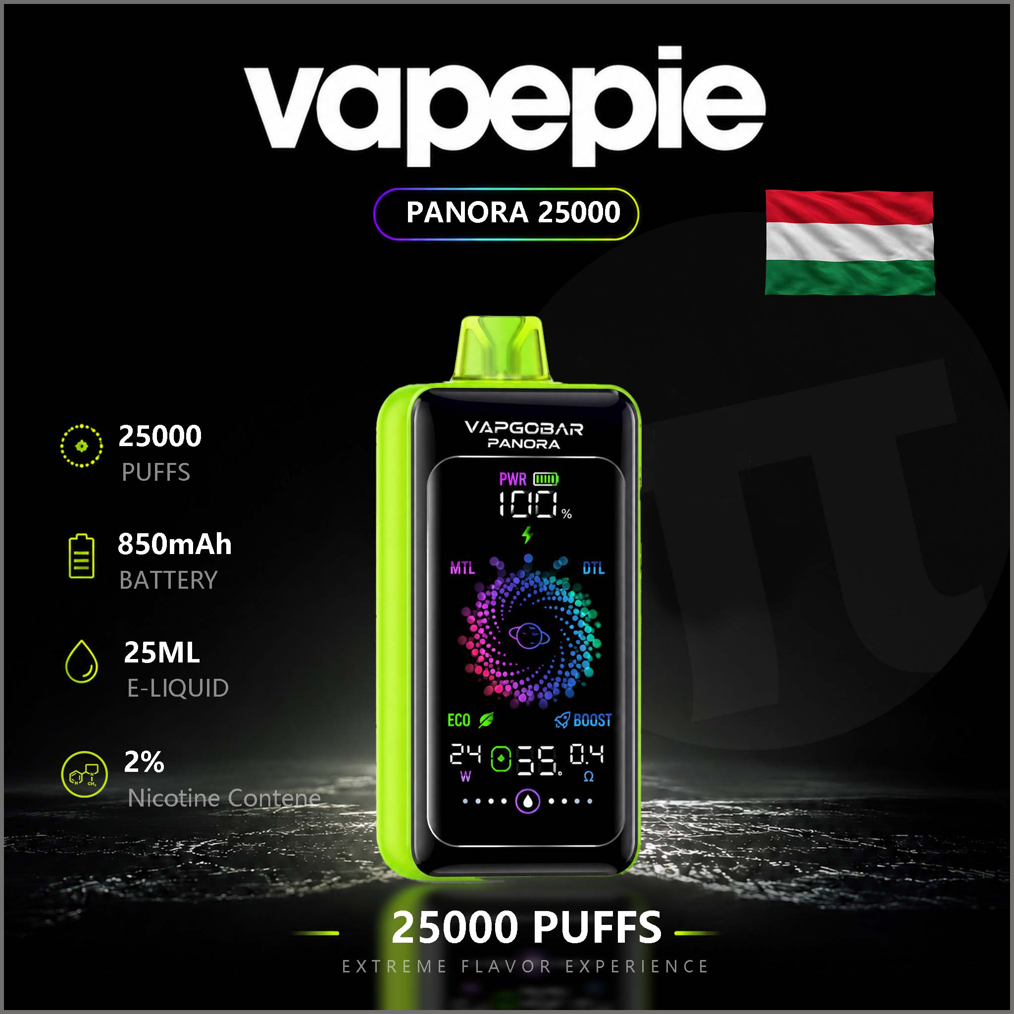 VAPGOBAR PANORA 25000 PUFFS MAX
