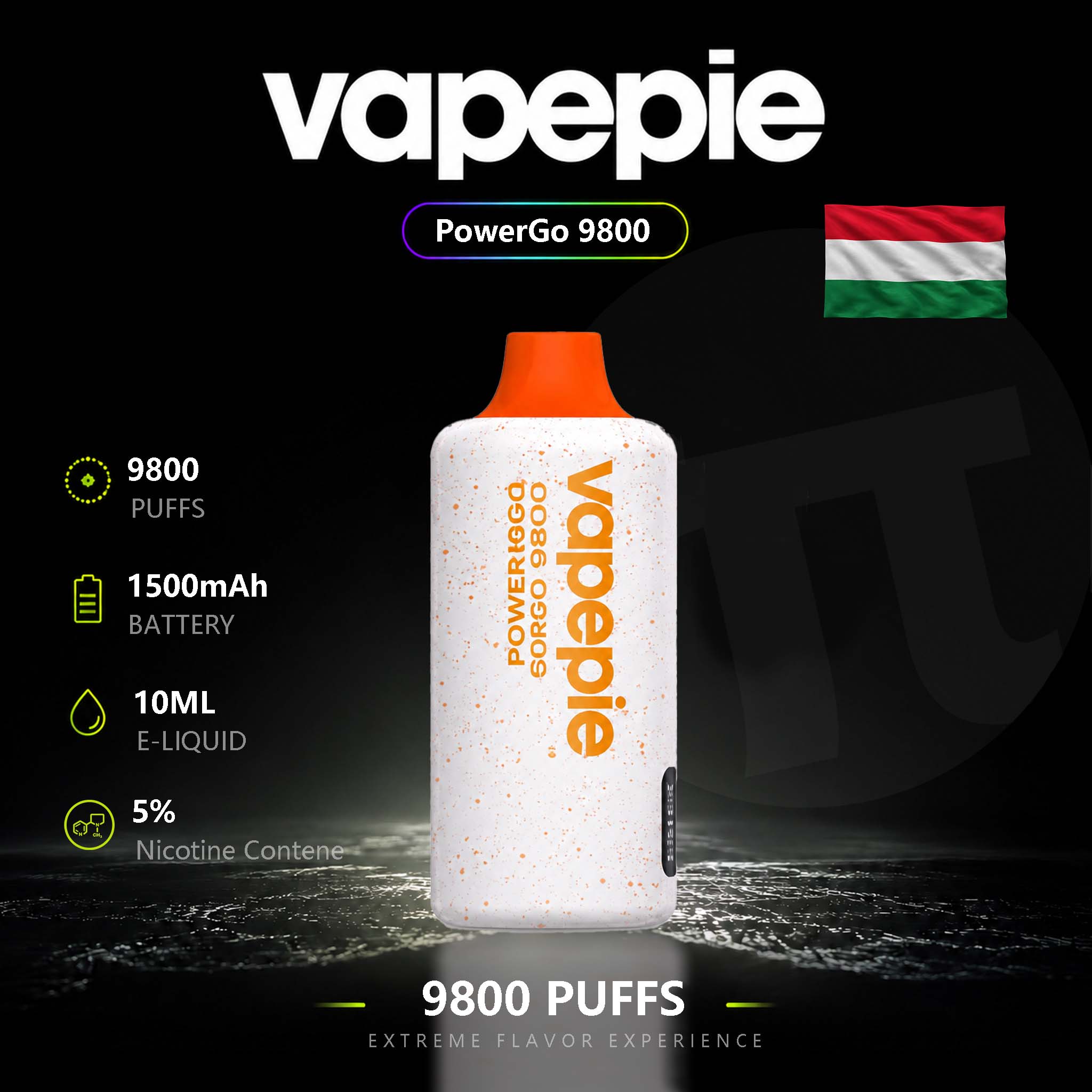 VAPEPIE PowerGo 9800 PUFFS