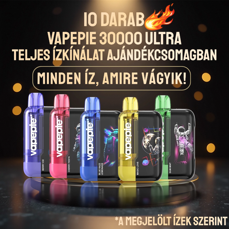 Vapepie 30000 Ultra – 10 darabos csomag