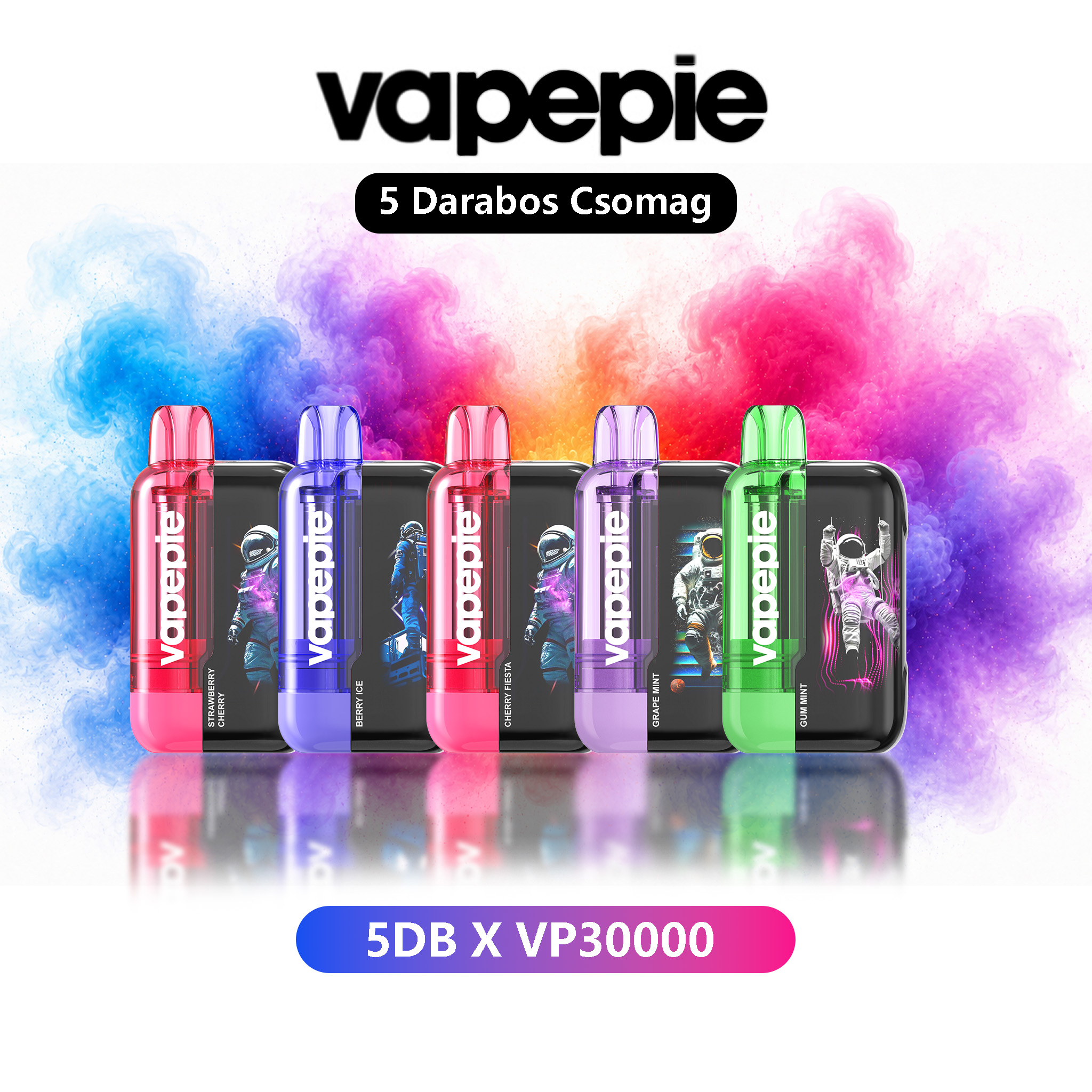 5-Darab Vapepie 30000 Ultra Népszerű Ízkombó Csomag!