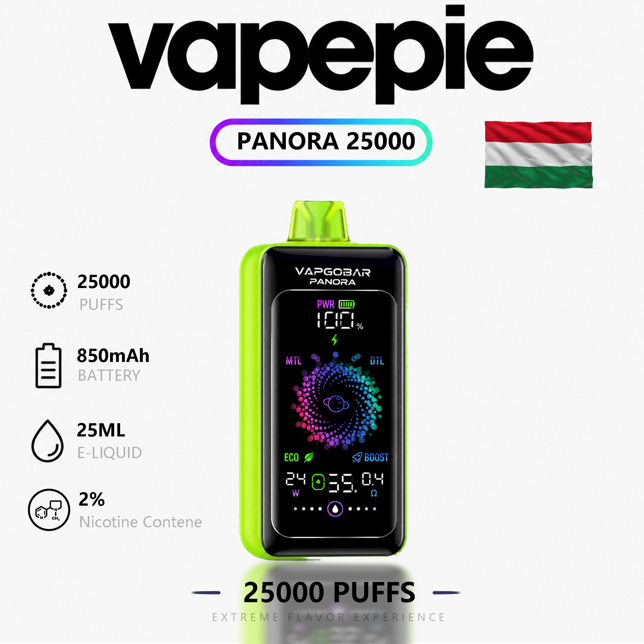 VAPGOBAR PANORA 25000 PUFFS MAX