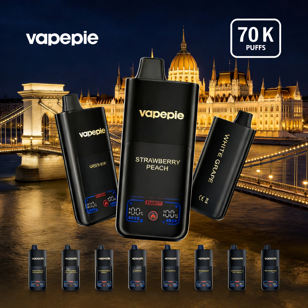 🚀 VAPEPIE Mega 70000 PUFFS Extra hosszú használat.
