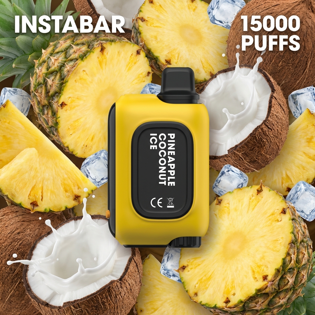 INSTABAR IBAR15000 PUFFS -Ananászos-kókuszos smoothie íz