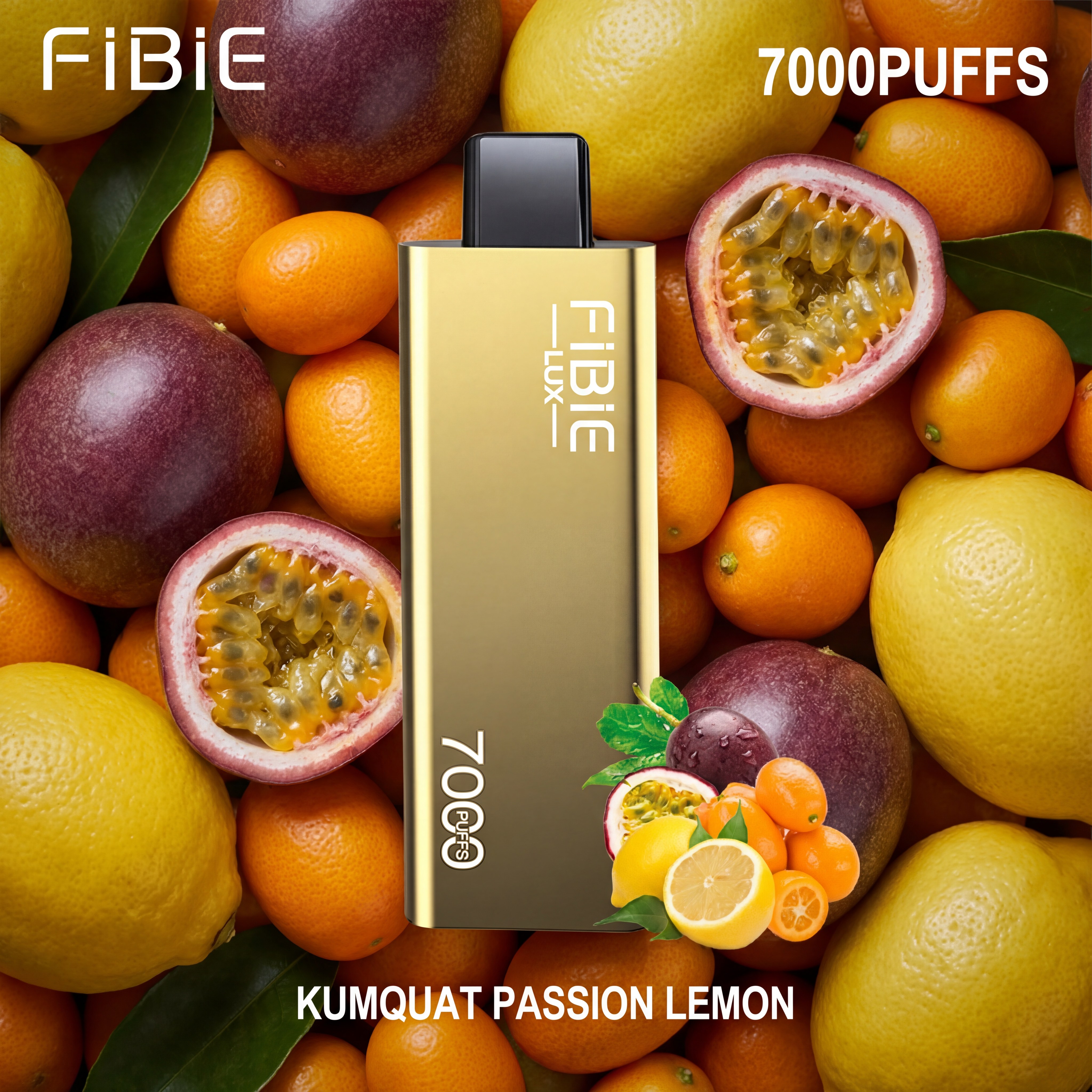 FIBIE 7000 PUFFS – smak marakui, kumkwatu i cytryny