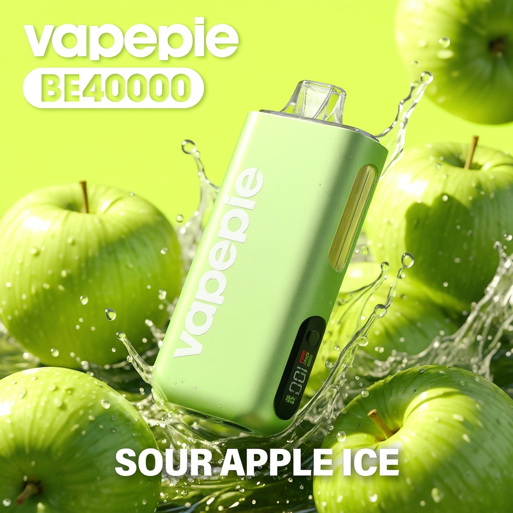 VAPEPIE Max 40000 PUFFS & Savanyú alma jég íz