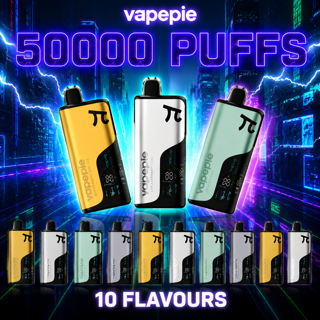 VAPEPIE MATRIX 50000 PUFFS-Watermelon Ice (görögdinnye, ice)