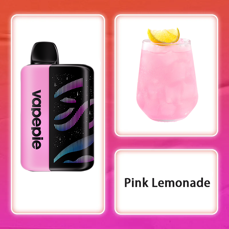 Pink Lemonade Flavor Vape | Vapepie 35000 Puffs Galactic Gleam
