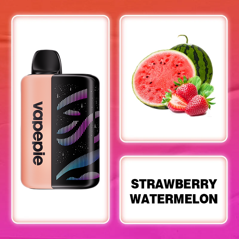 Strawberry Watermelon Flavor Vape | Vapepie 35000 Puffs Galactic Gleam