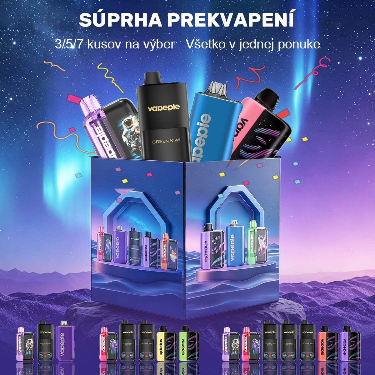 Co je v blind boxu VAPEPIE
