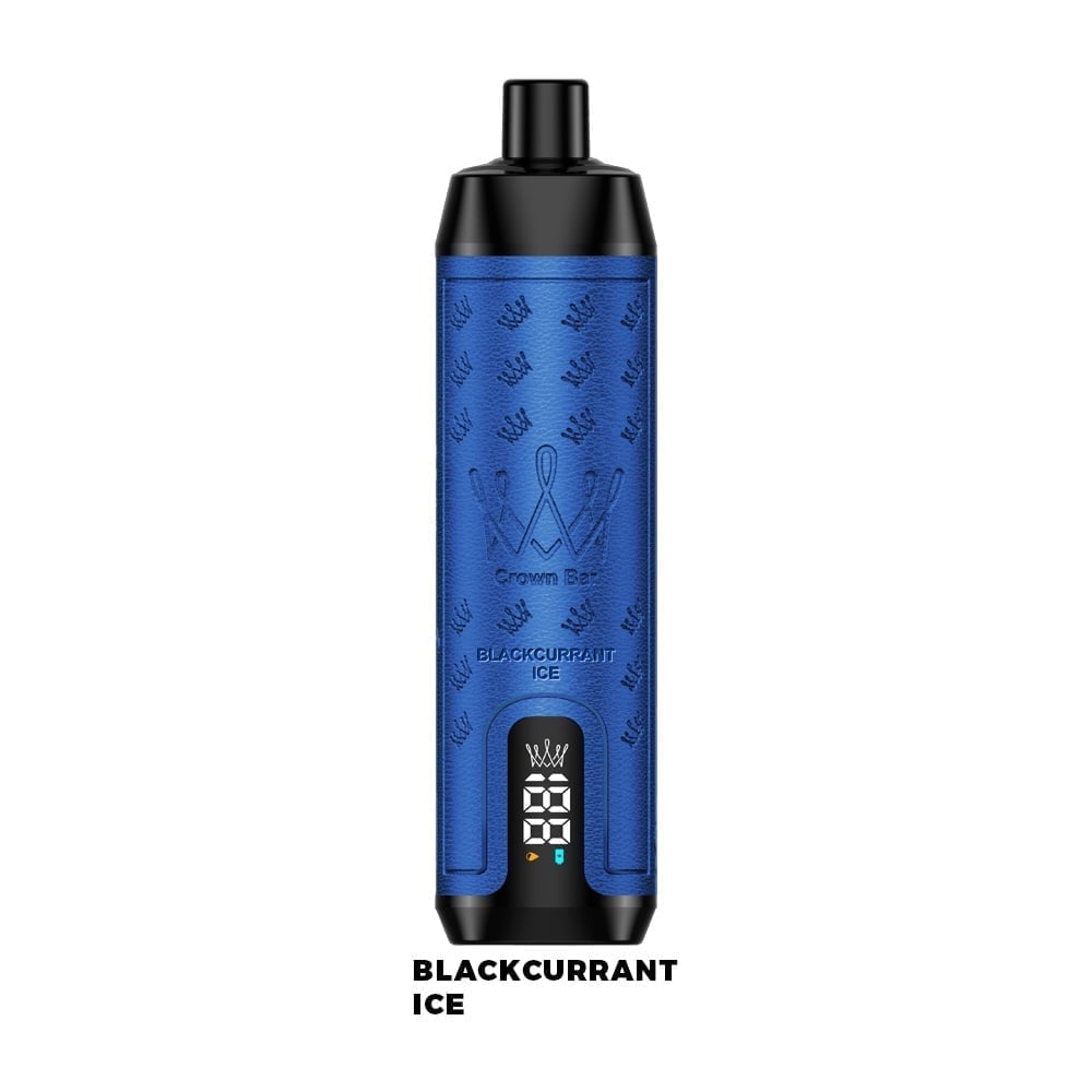 💥Akcia 1+1 ZADARMO!🔥AL FAKHER 12000 PUFFS Crown Bar - ČERNÝ RYBÍZ S MÁTOVOU PŘÍCHUTÍ